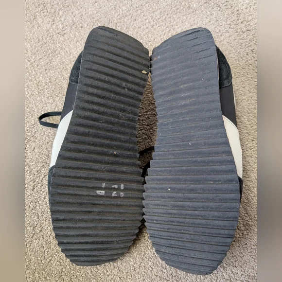 Rag & Bone Retro Runner Low Top Lace Sneakers Black White Womens EU 38.5 US 8.5 - Picture 8 of 8